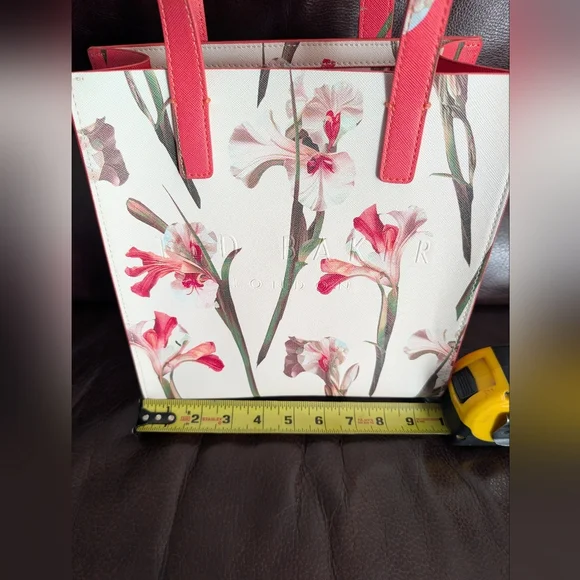 Ted Baker "The Icon" Iris Print Mini Tote - Picture 3 of 7